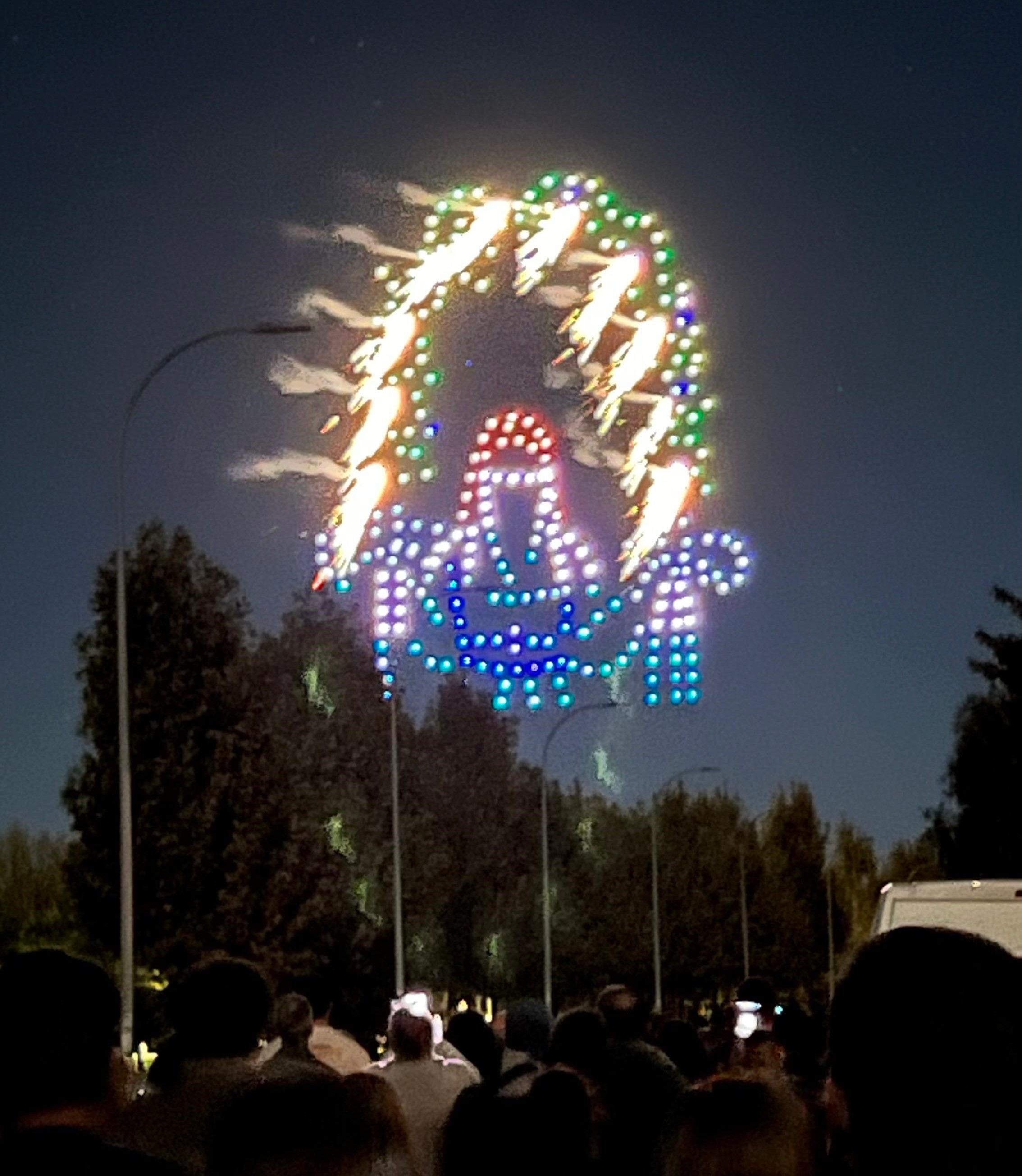 Espectáculo de drones de San Froilán en León