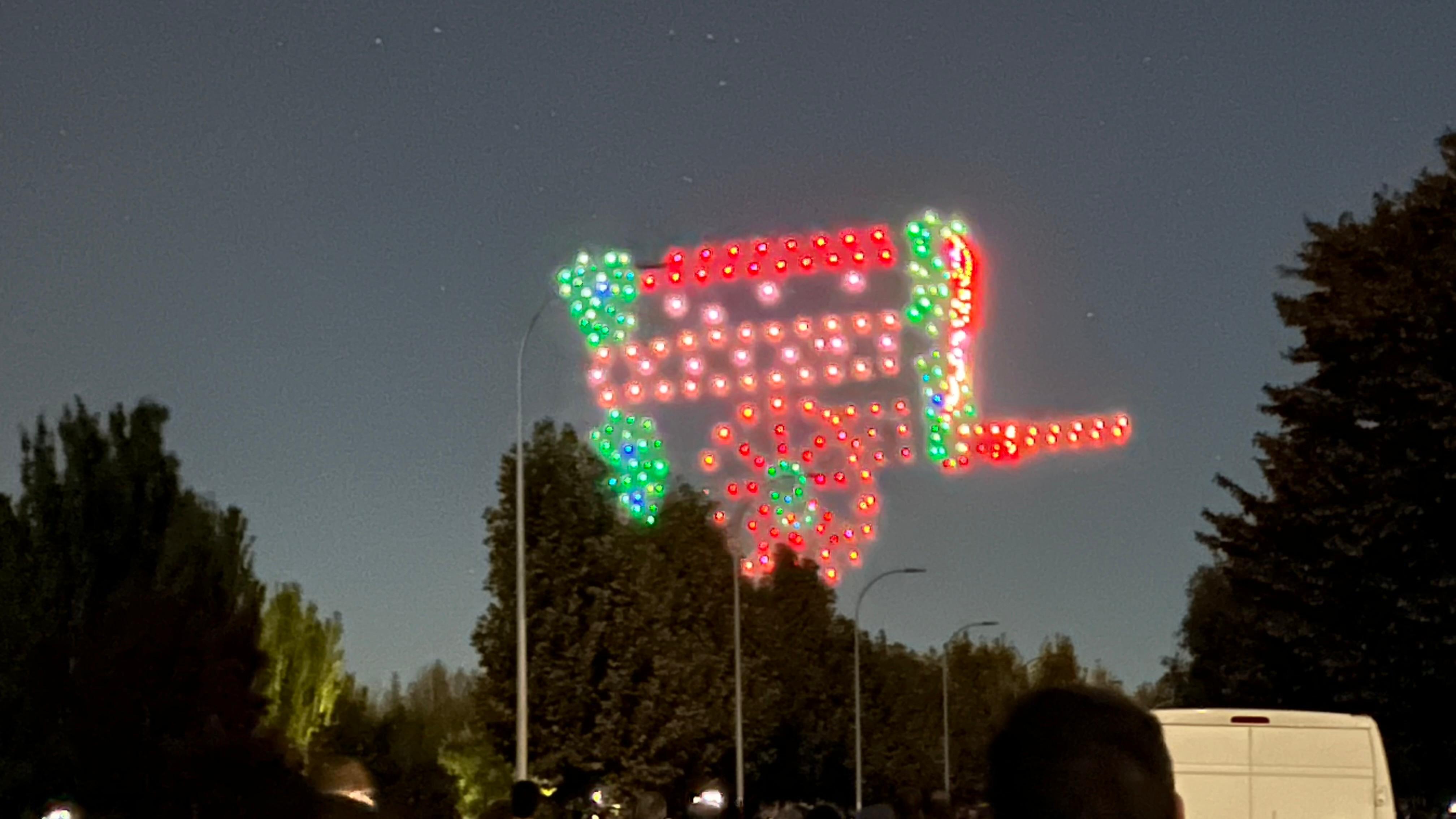 Espectáculo de drones de San Froilán en León