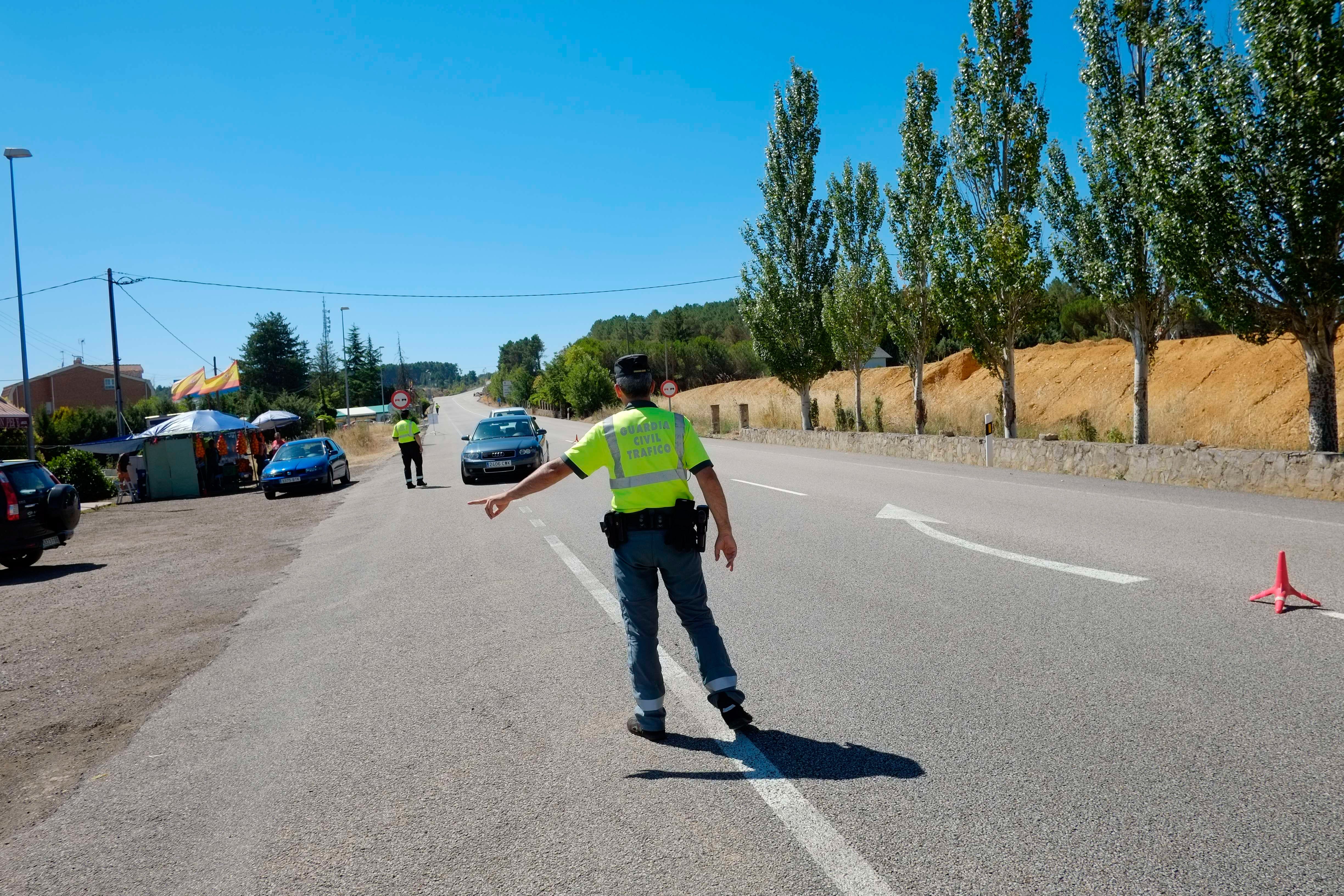 Control de la Guardia Civil. | DANIEL MARTÍN