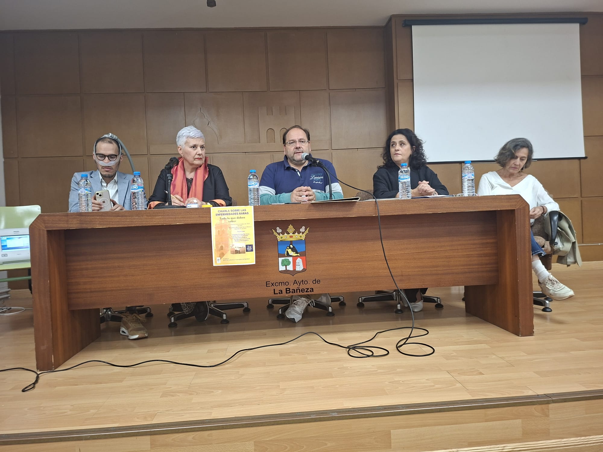 Charla sobre enfermedades raras en La Bañeza. 