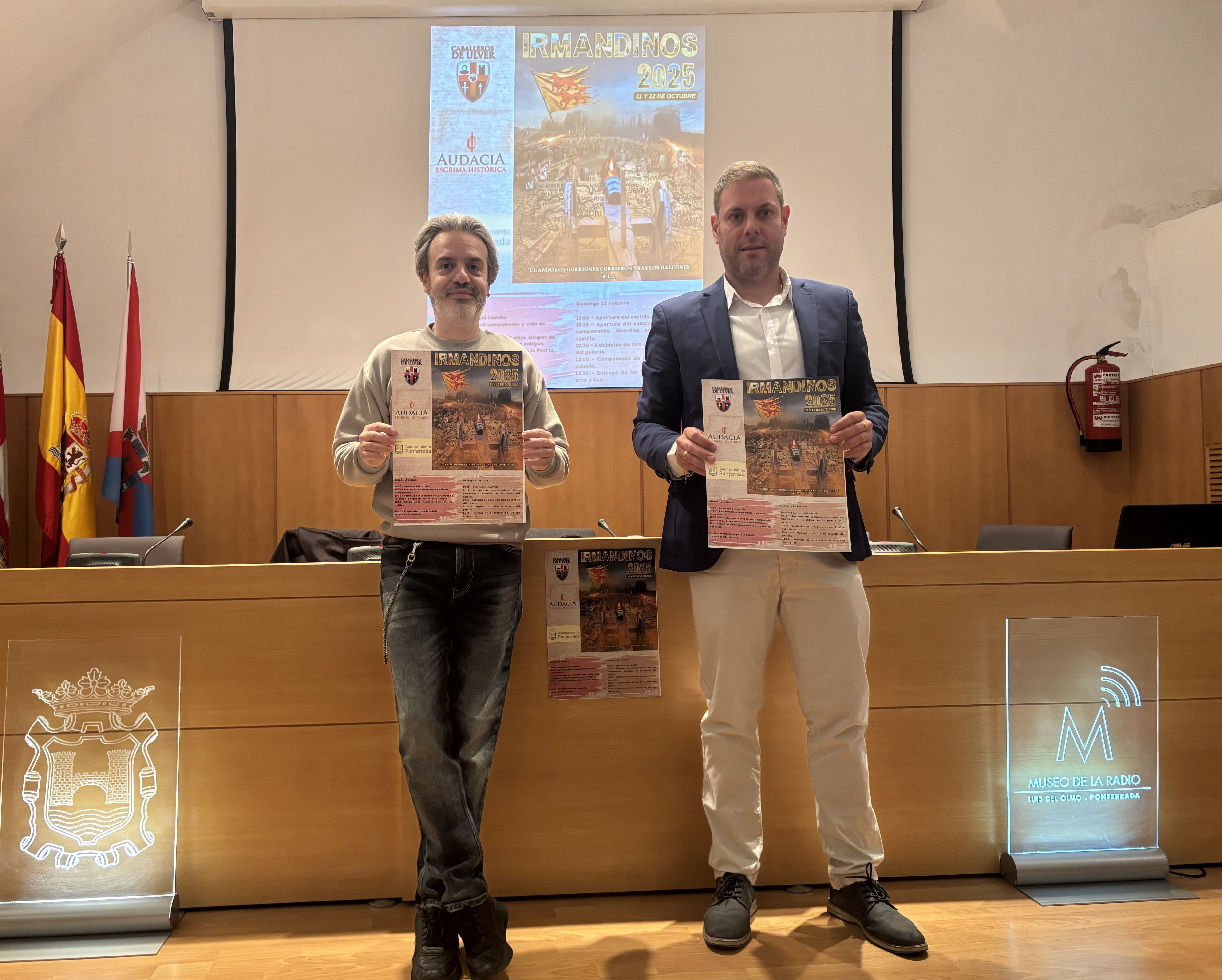 Presentación de la recreación de las revueltas irmandiñas. | JAVIER FERNÁNDEZ