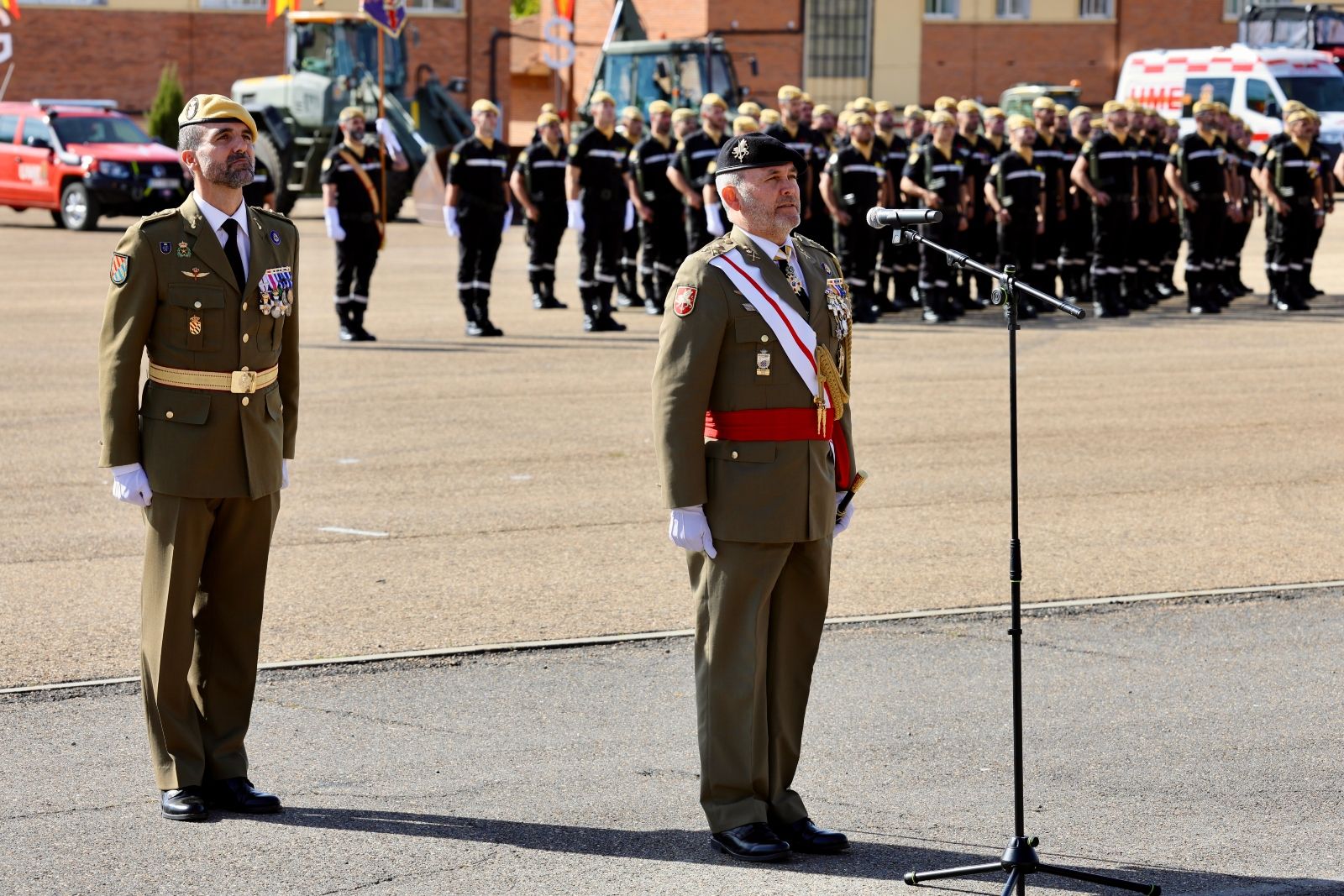 Un instante de la celebración de la festividad de Nuestra Señora del Rosario en la base Conde Gazola | CAMPILLO (ICAL) Un instante de la celebración de la festividad de Nuestra Señora del Rosario en la base Conde Gazola | CAMPILLO (ICAL)