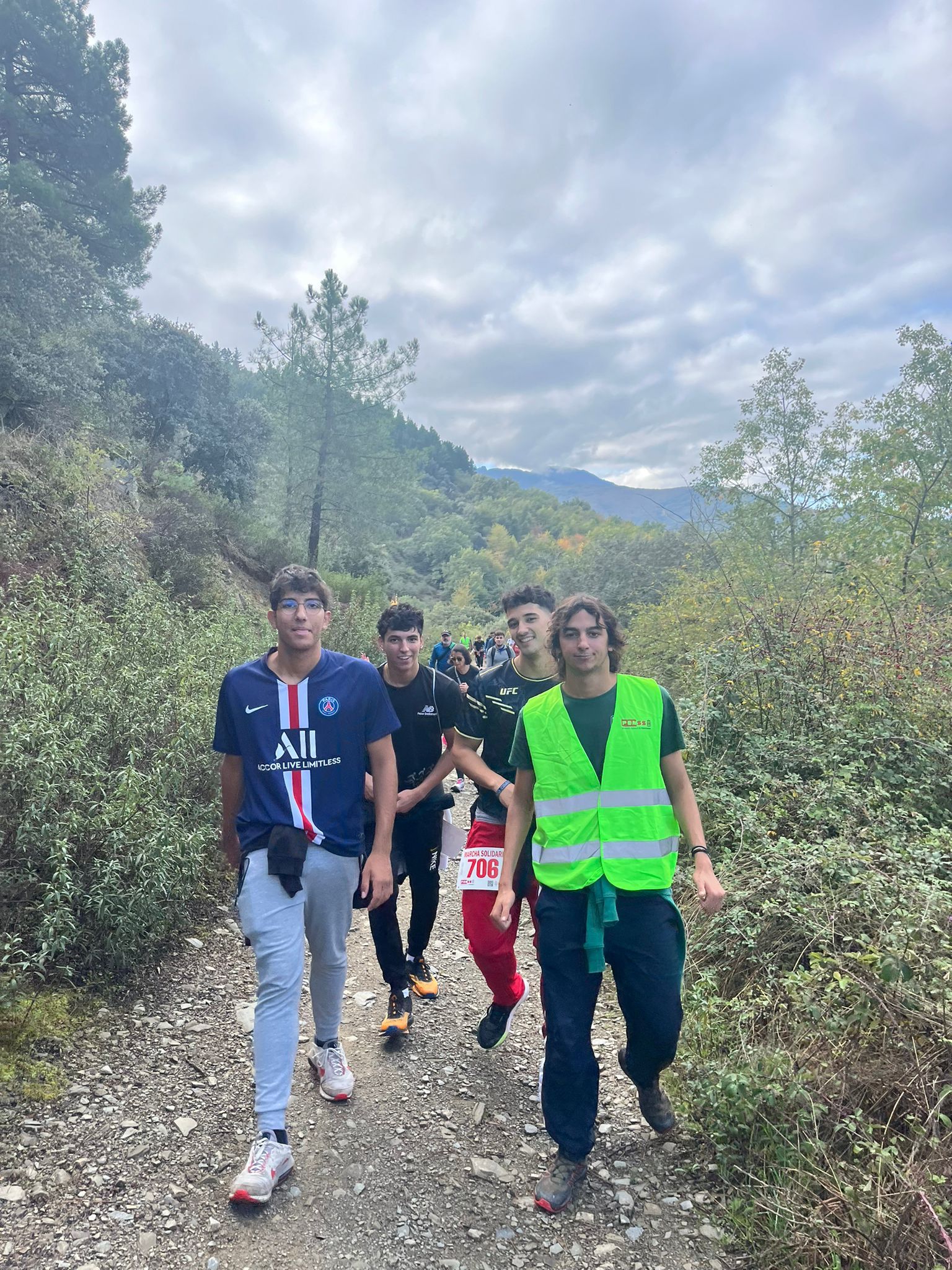 Imagen de una de las marchas solidarias anteriores. 