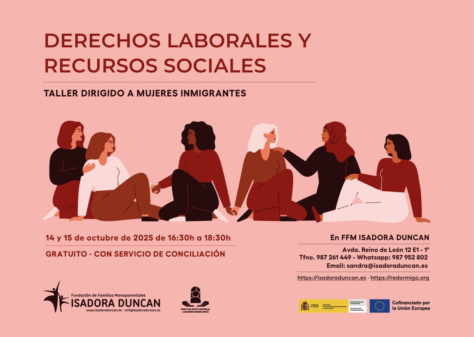 La Fundación Isadora Duncan organiza un taller para mujeres migrantes sobre derechos laborales y búsqueda de empleo | L.N.C. La Fundación Isadora Duncan organiza un taller para mujeres migrantes sobre derechos laborales y búsqueda de empleo | L.N.C.