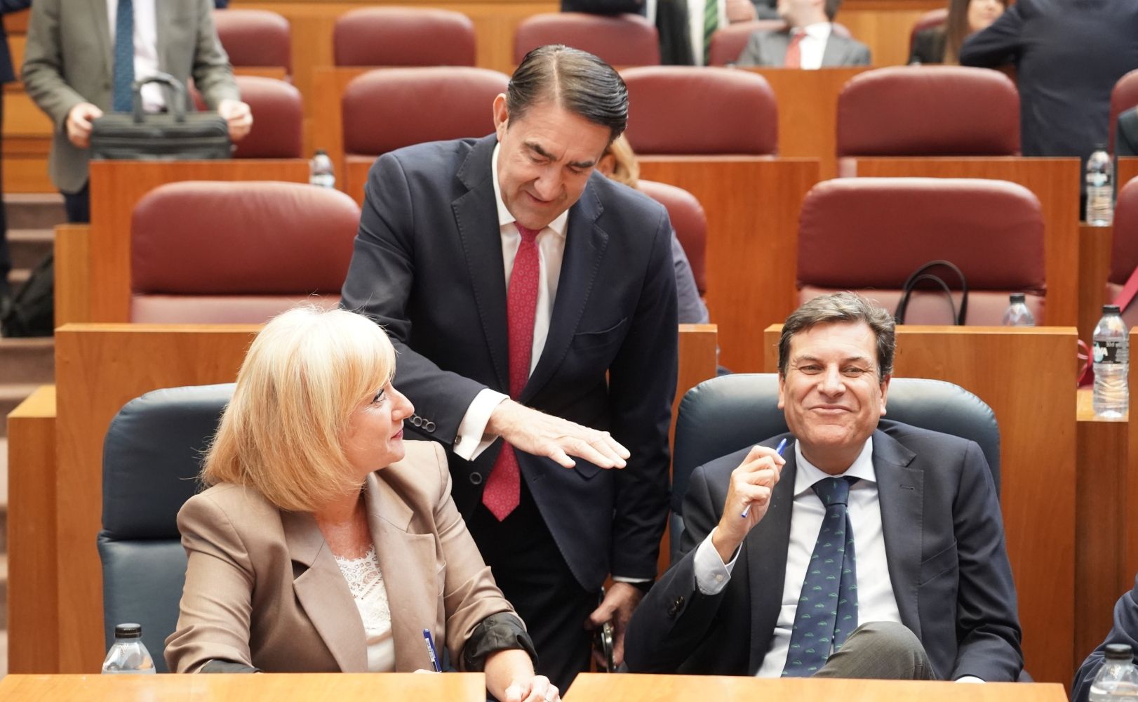 Suárez Quiñones y Carriedo durante el pleno celebrado en las Cortes de Castilla y León | Rubén Cacho (ICAL)