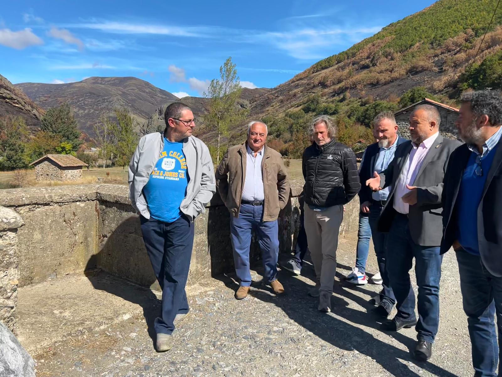 Un instante de la visita