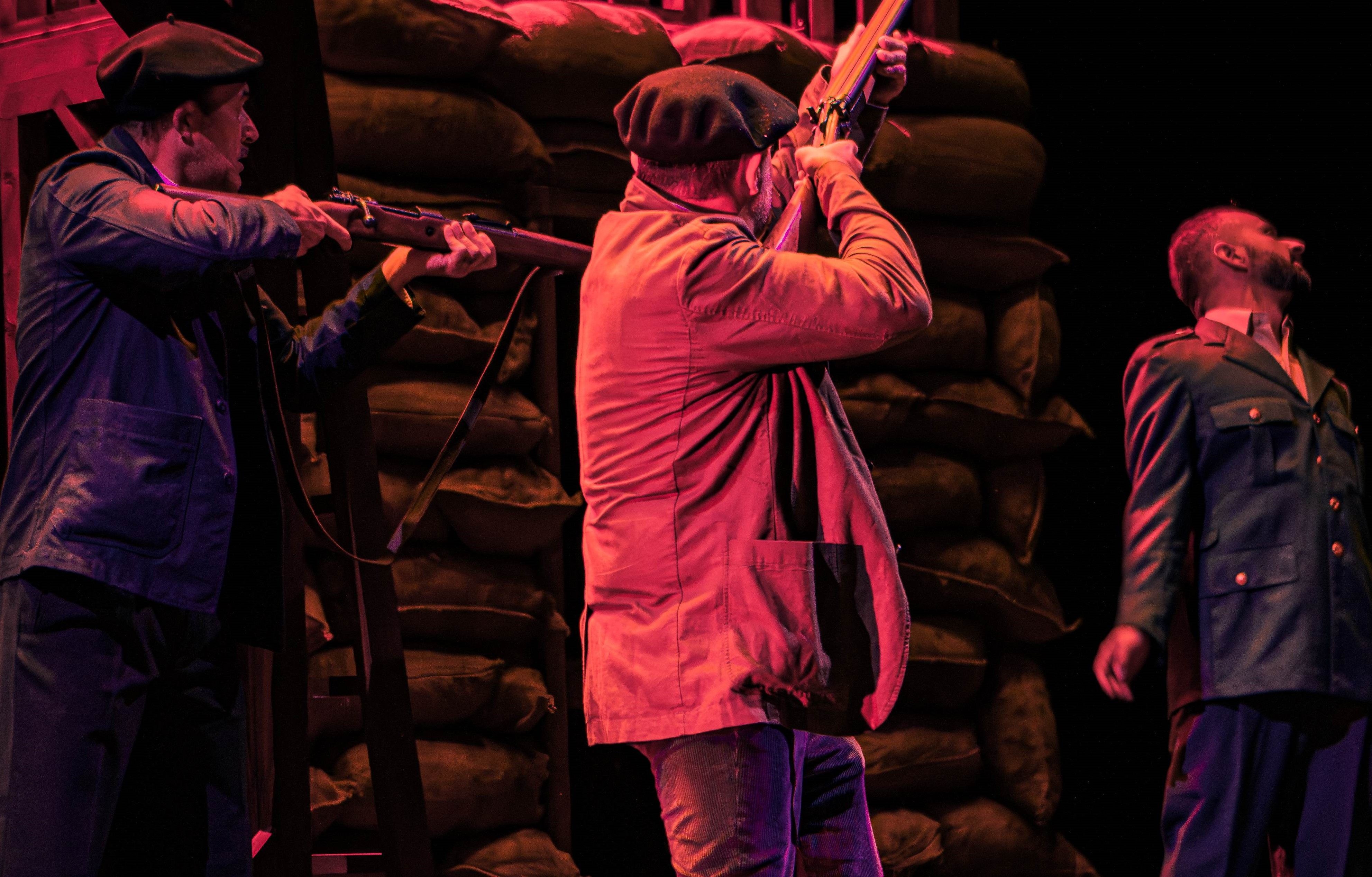 Uno de los momentos de la interpretación de Balada del Norte.