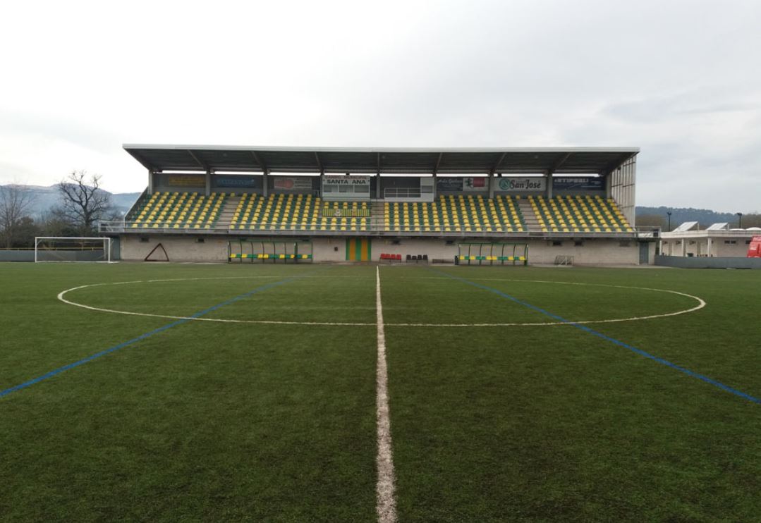 Campo de Santa Ana, donde se disputará el partido de Copa.