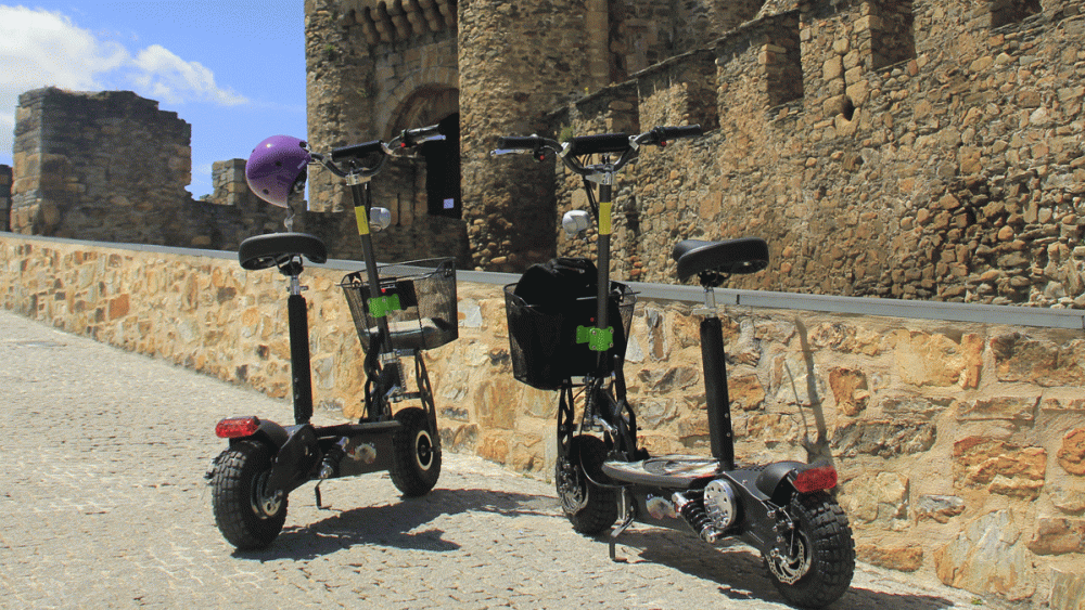 Imagen de archivo de patinetes eléctricos. | L.N.C.