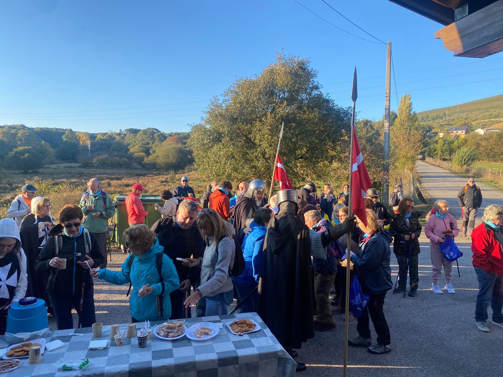 Imagen de la peregrinación popular.