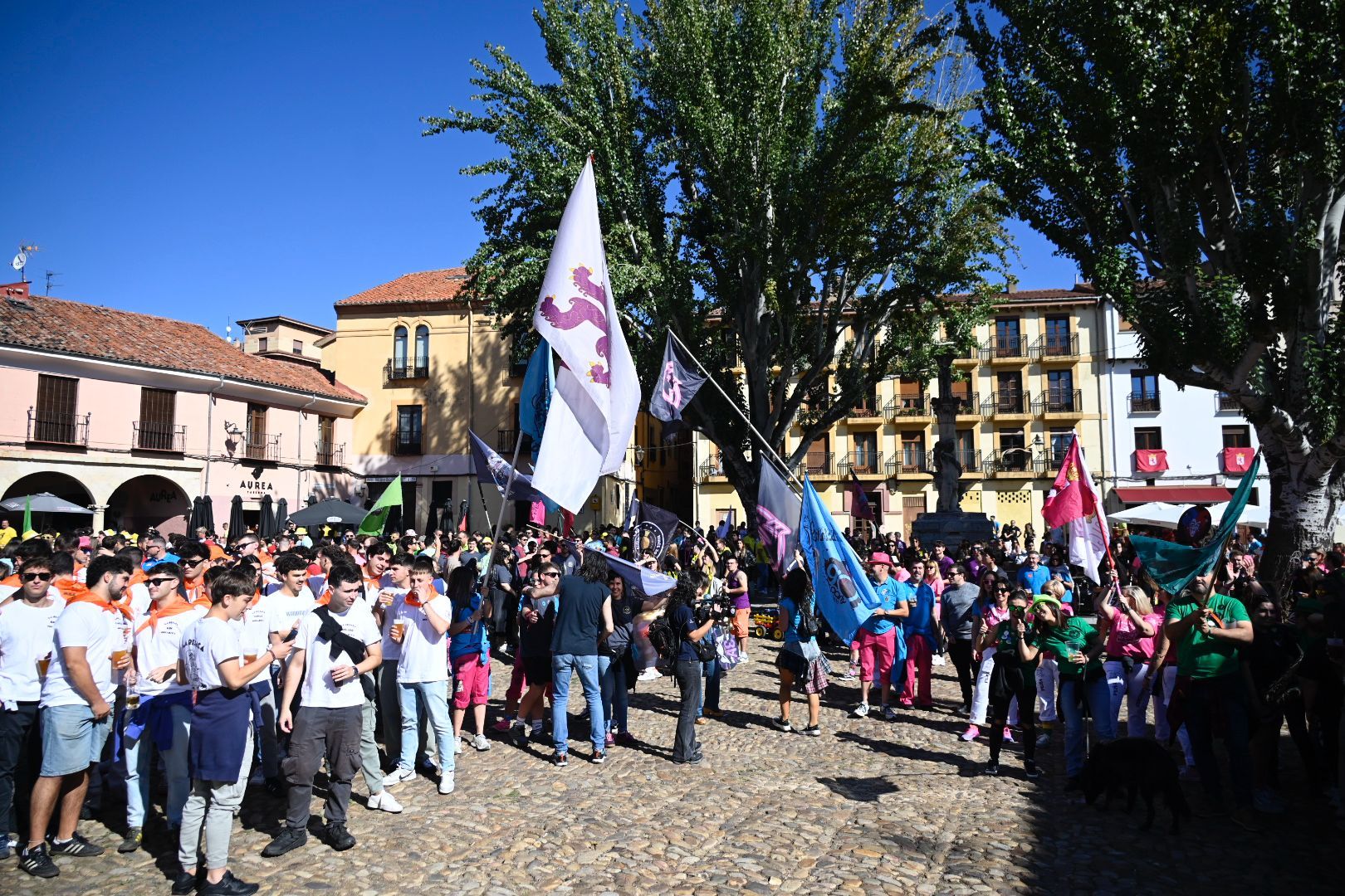 Celebración del Día de las Peñas en León. | SAÚL ARÉN