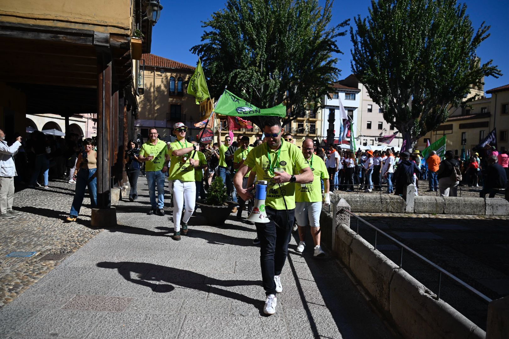 Celebración del Día de las Peñas en León. | SAÚL ARÉN