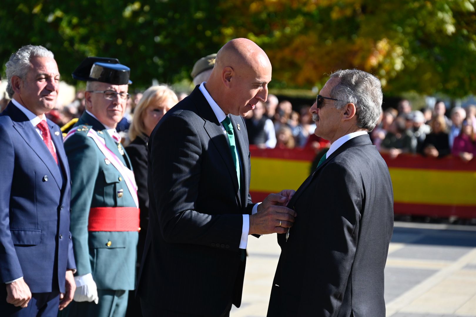 La Guardia Civil de León rinde honores a su patrona. | SAÚL ARÉN