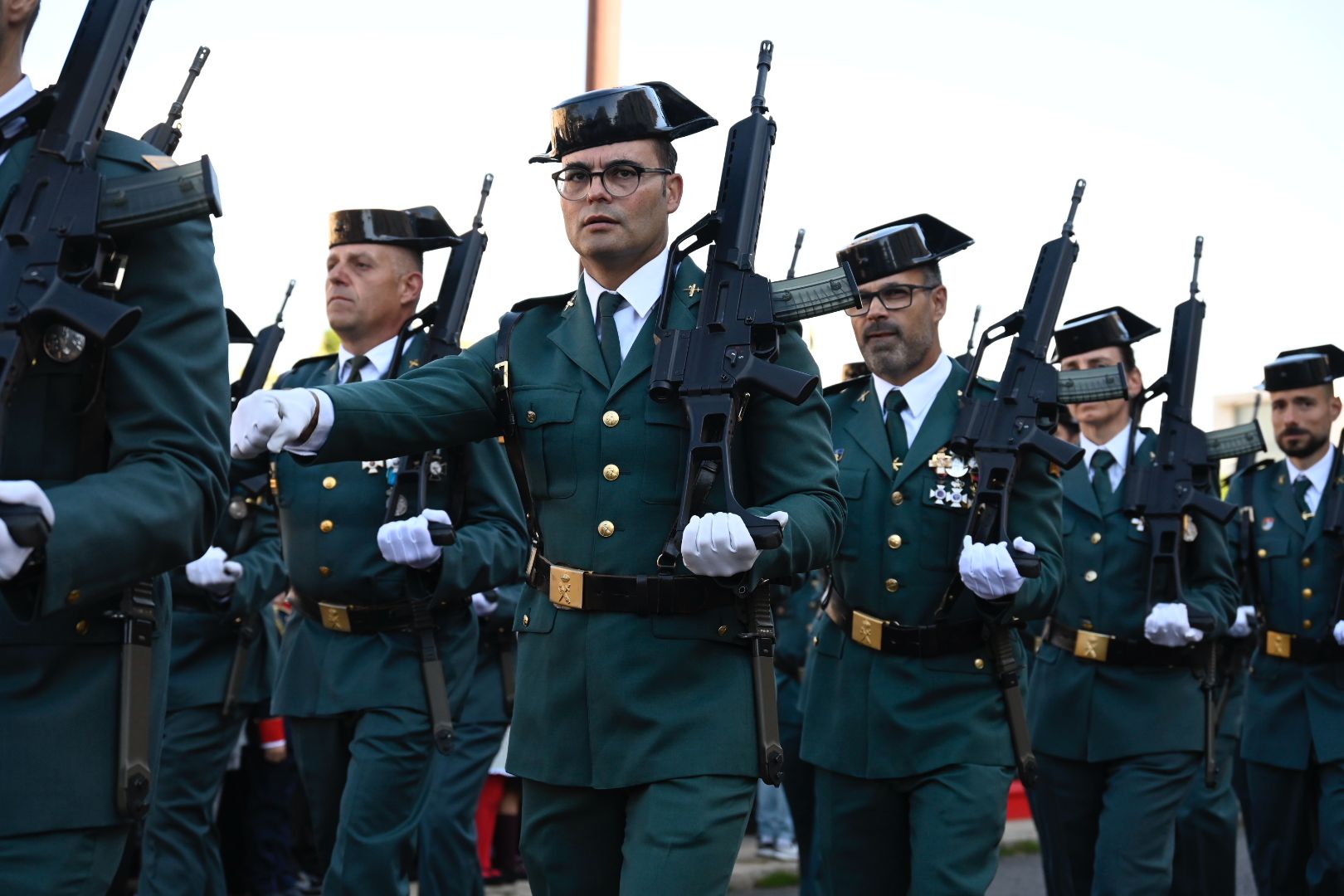 La Guardia Civil de León rinde honores a su patrona. | SAÚL ARÉN