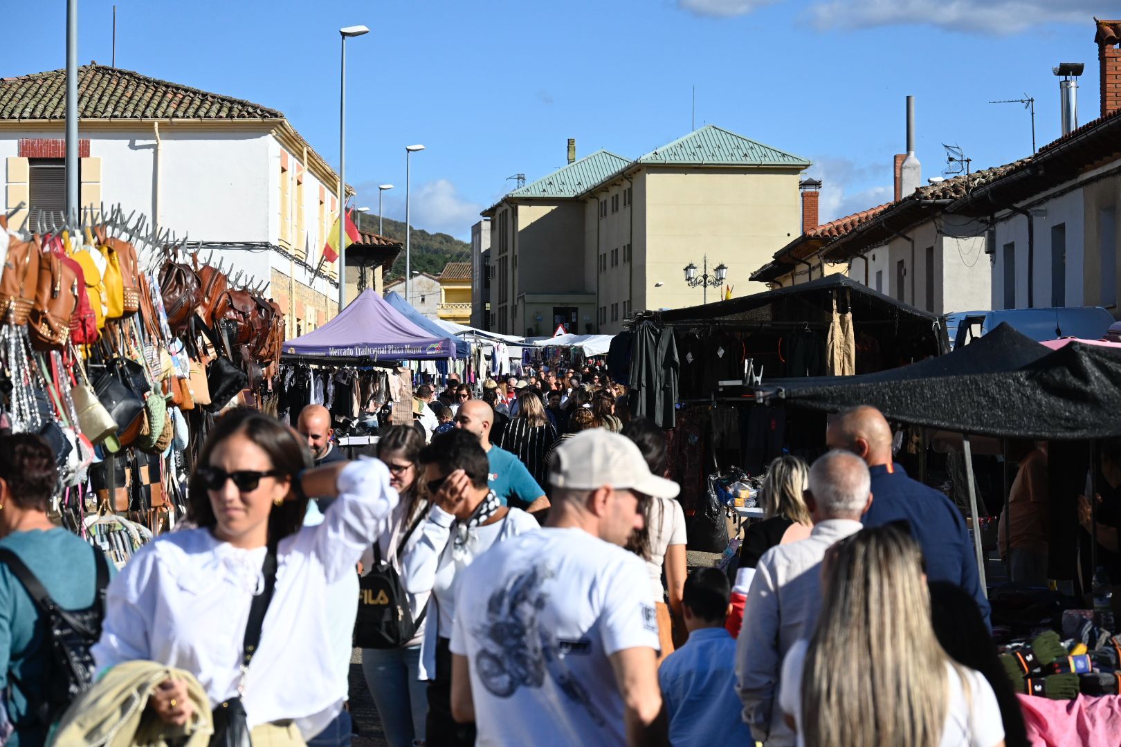 Otro mes de octubre más, miles de personas se dejaron ver por las calles de Boñar para visitar la feria. | SAÚL ARÉN