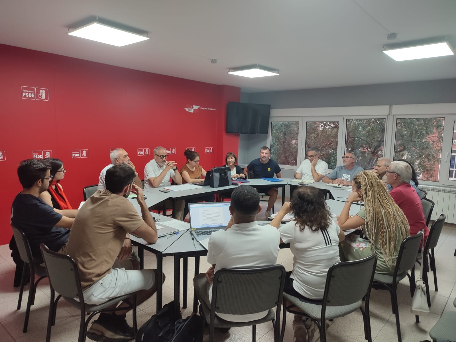 Reunión del PSOE en Ponferrada.