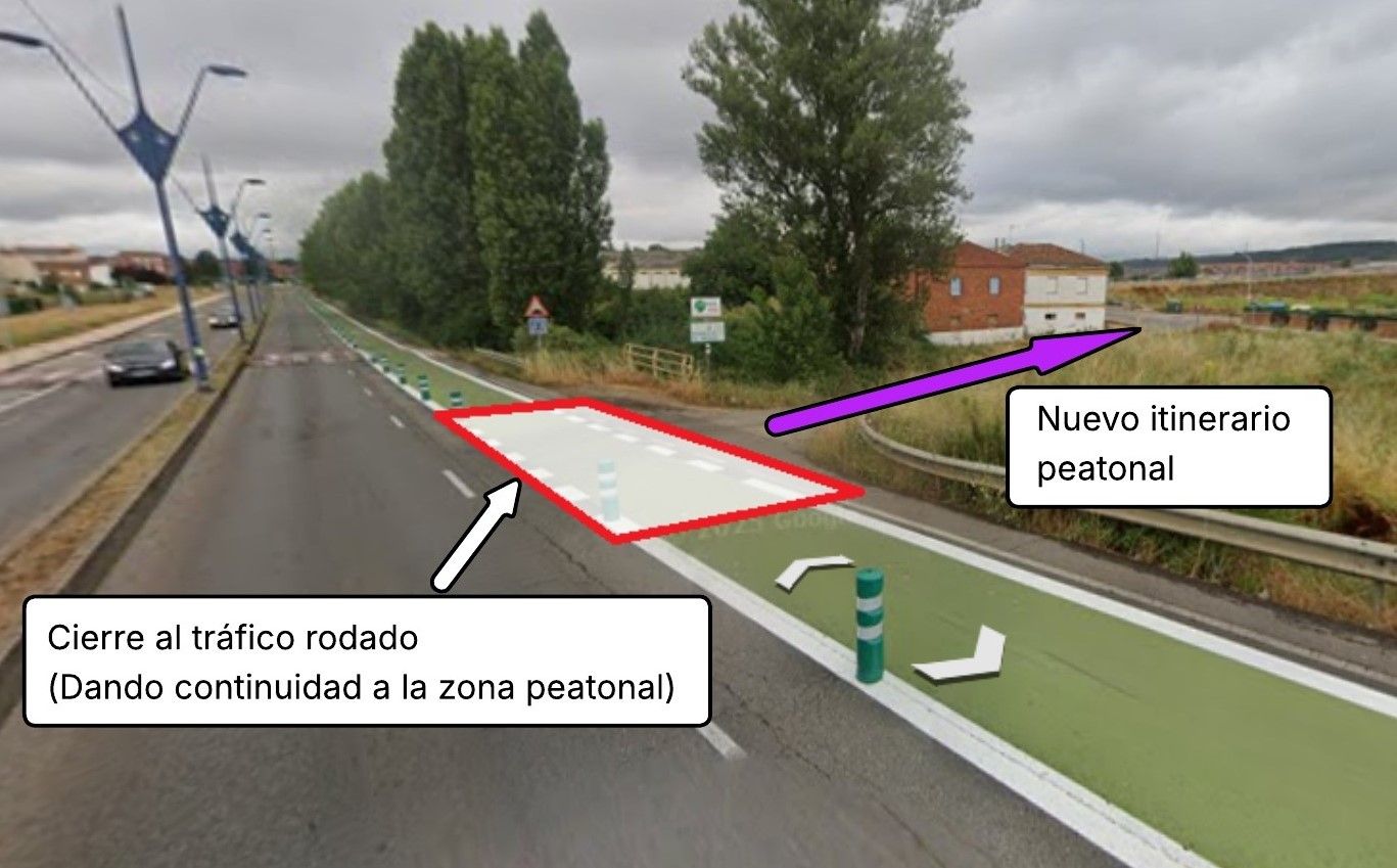 Ciudadanos x San Andrés propone abrir el vial de San Juan de Dios con una solución provisional. | L.N.C.