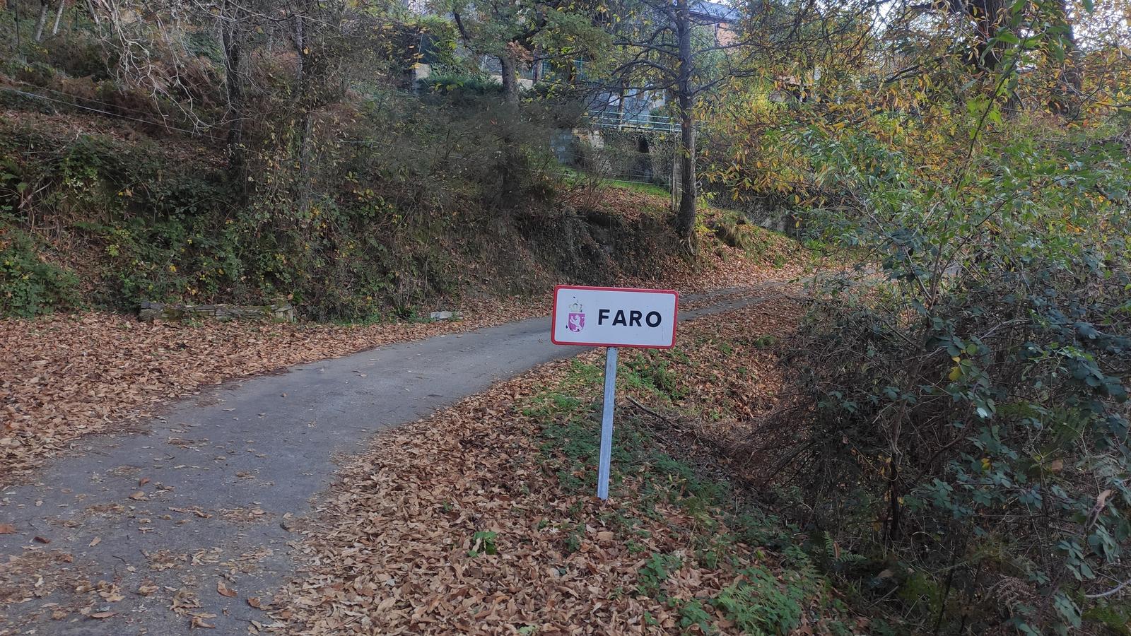 Entrada al pueblo de Faro. | Wikiloc