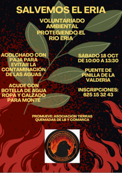 Cartel de la 'facendera'.