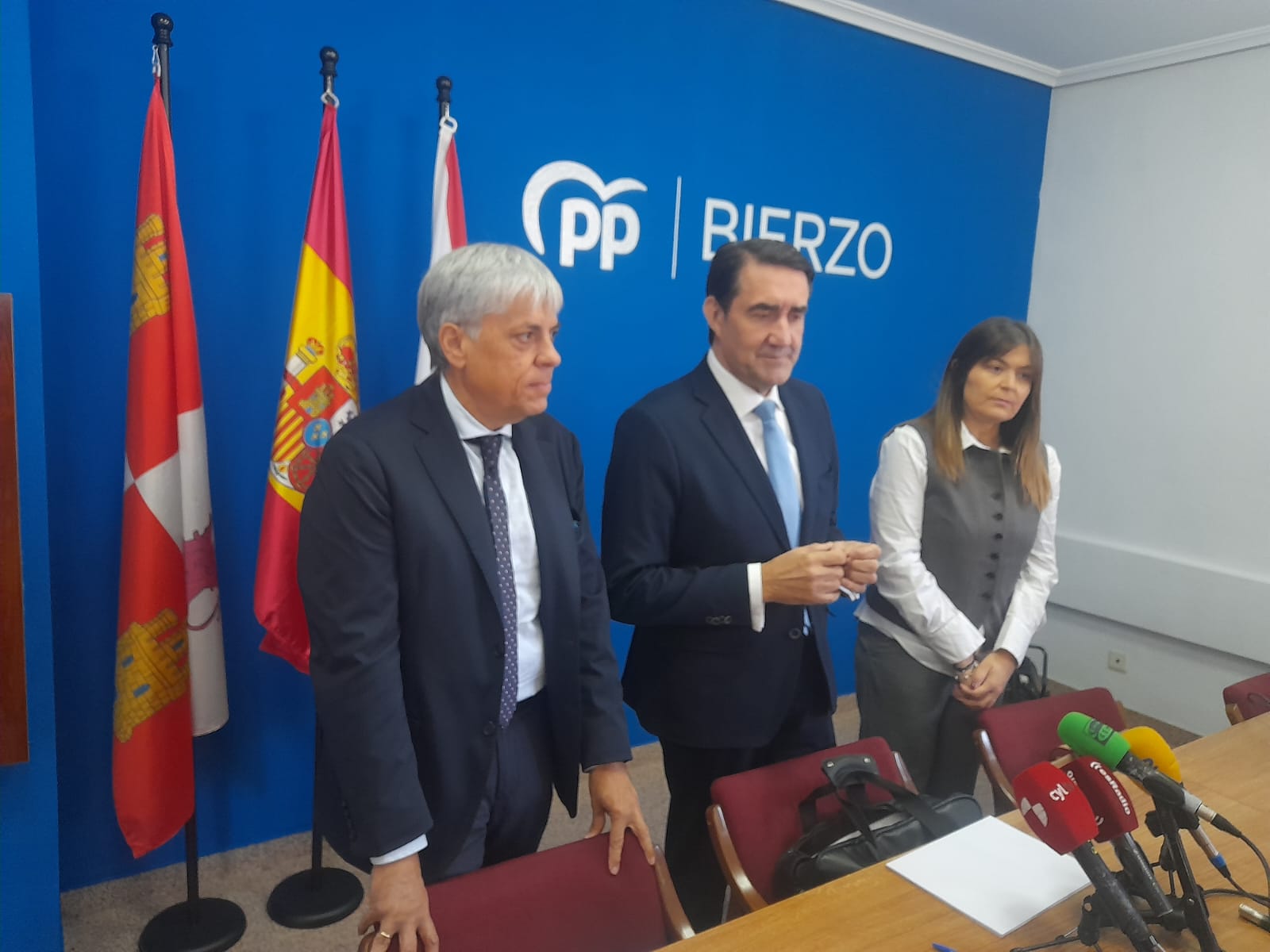 Suárez Quiñones valorando los presupuestos de la Junta para El Bierzo. | MAR IGLESIAS