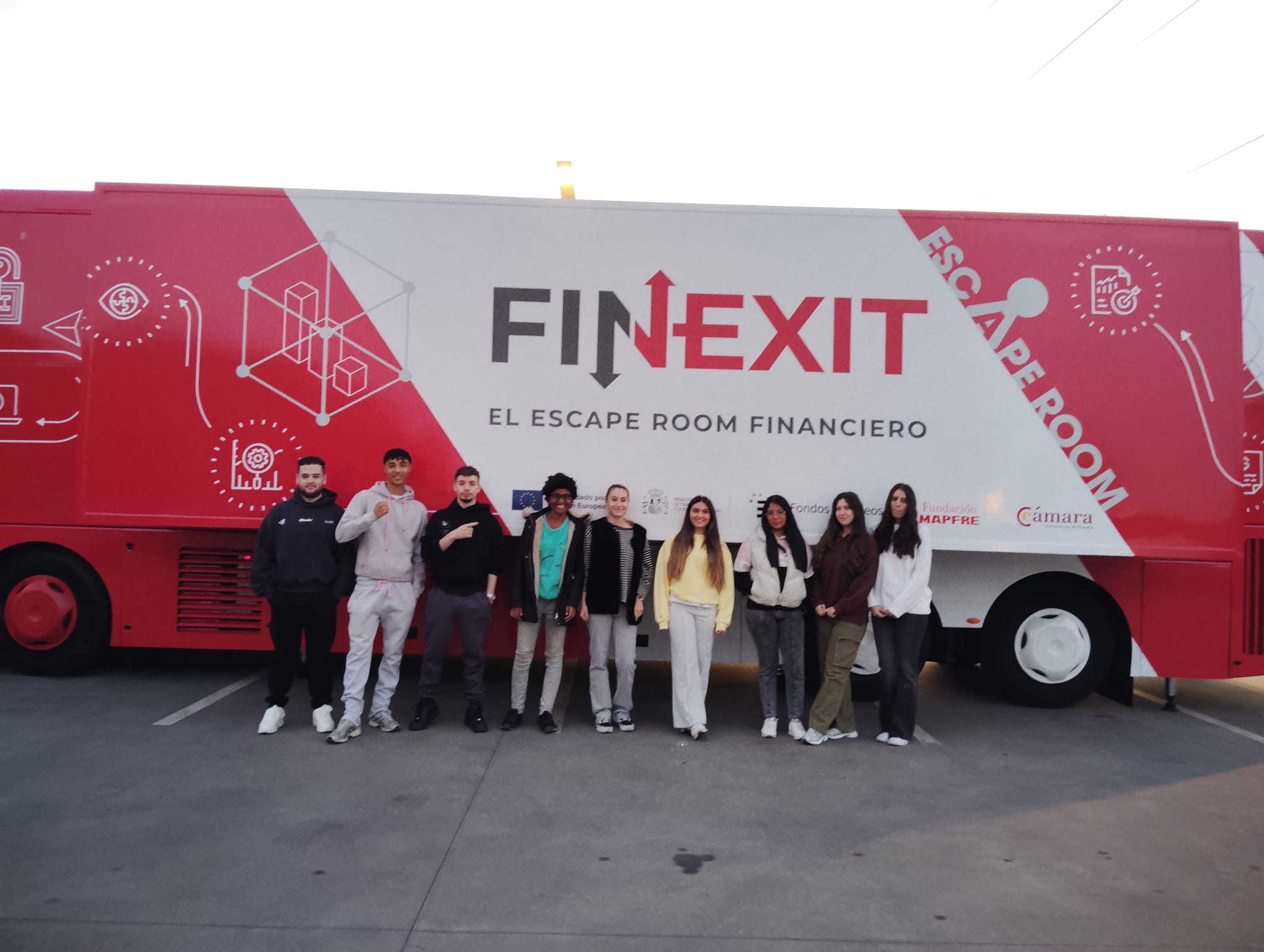 Finexit con los alumnos de Ponferrada.