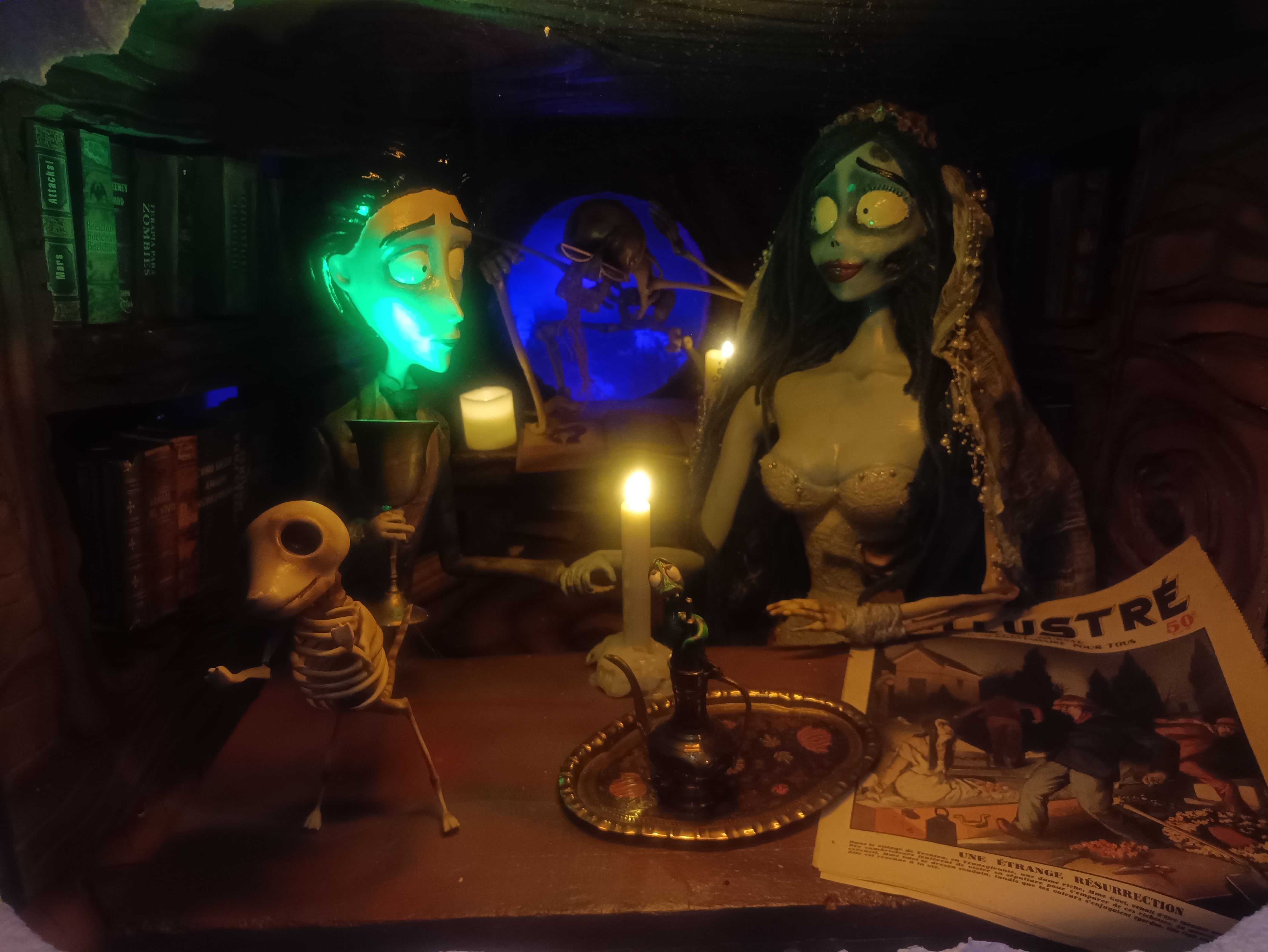 La sala de la Novia Cadáver en el MUNIC.