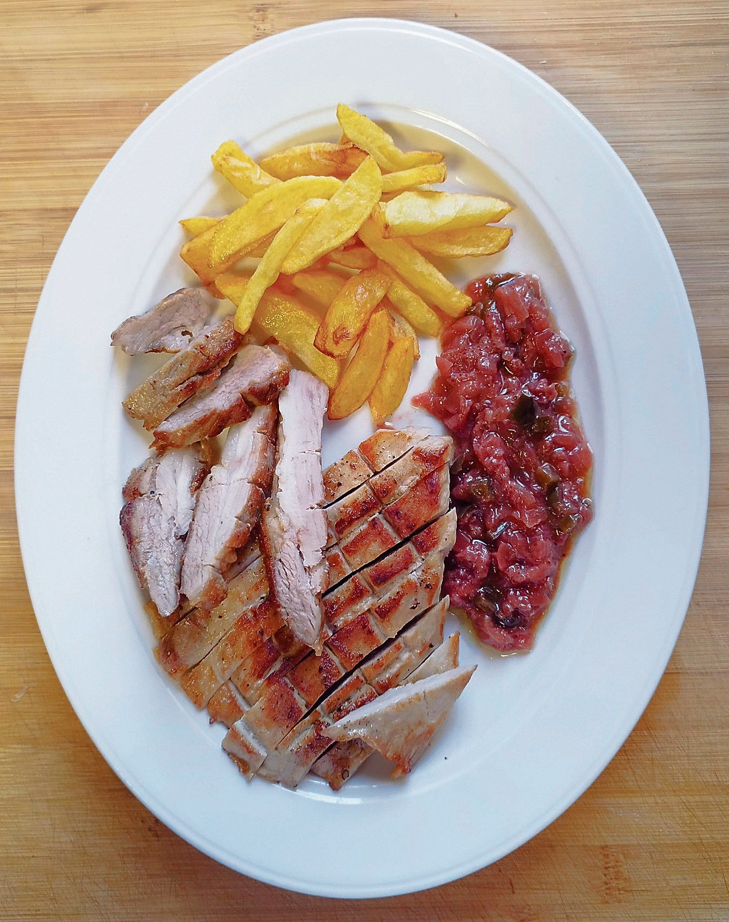 El secreto de cerdo con chutney de fresas de Marcelo Ramón