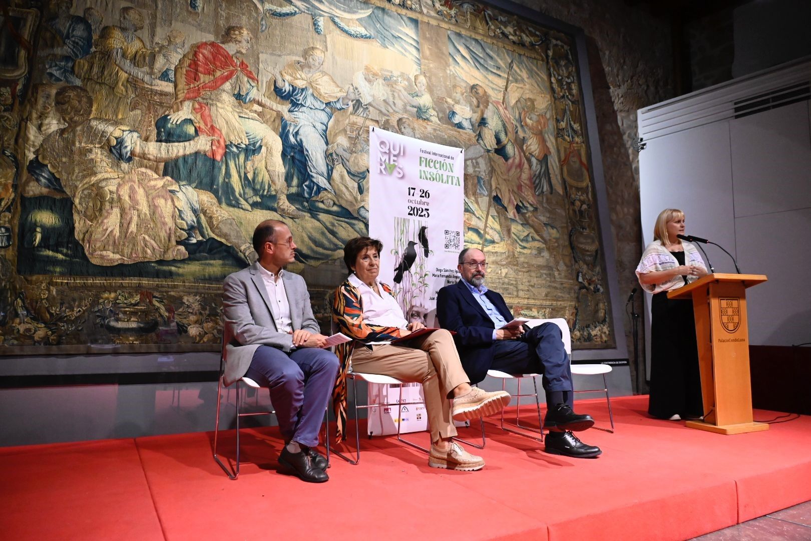 Una imagen de la inauguración del festival Quimeras. | SAÚL ARÉN