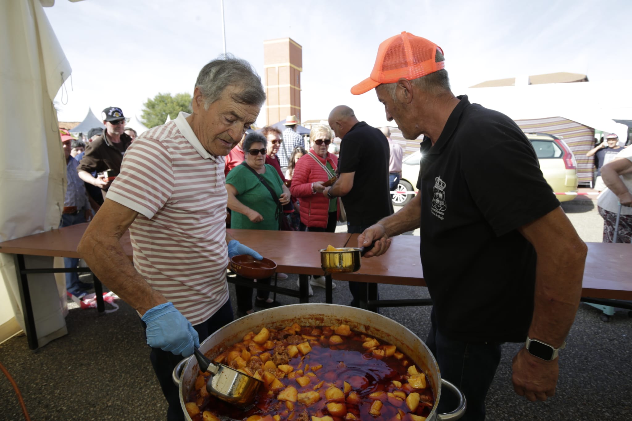 La patata vuelve a ser la protagonista en Chozas de Abajo. | F.OTERO