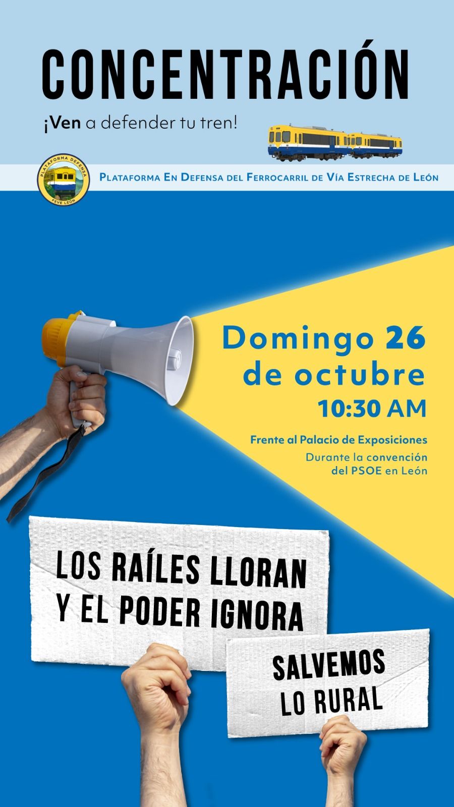 La plataforma de usuarios protestará este domingo ante la convención del PSOE La plataforma de usuarios protestará este domingo ante la convención del PSOE