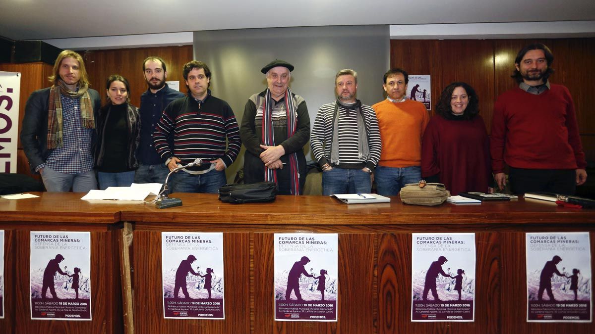 Integrantes de Contigo Podemos, candidatura al Consejo Ciudadano de León.
