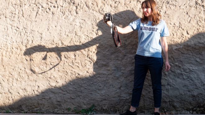 Olivia LH fotografiando