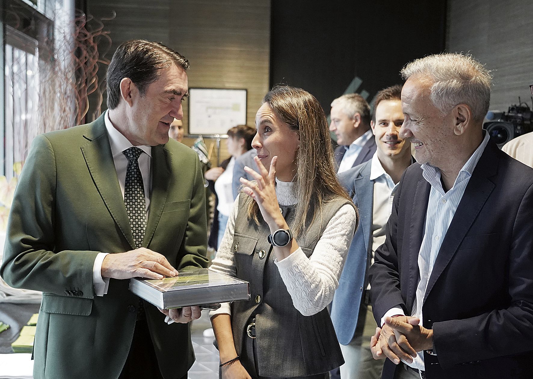 El consejero de Medio Ambiente, Juan Carlos Suárez-Quiñones, en la presentación |  L.N.C.