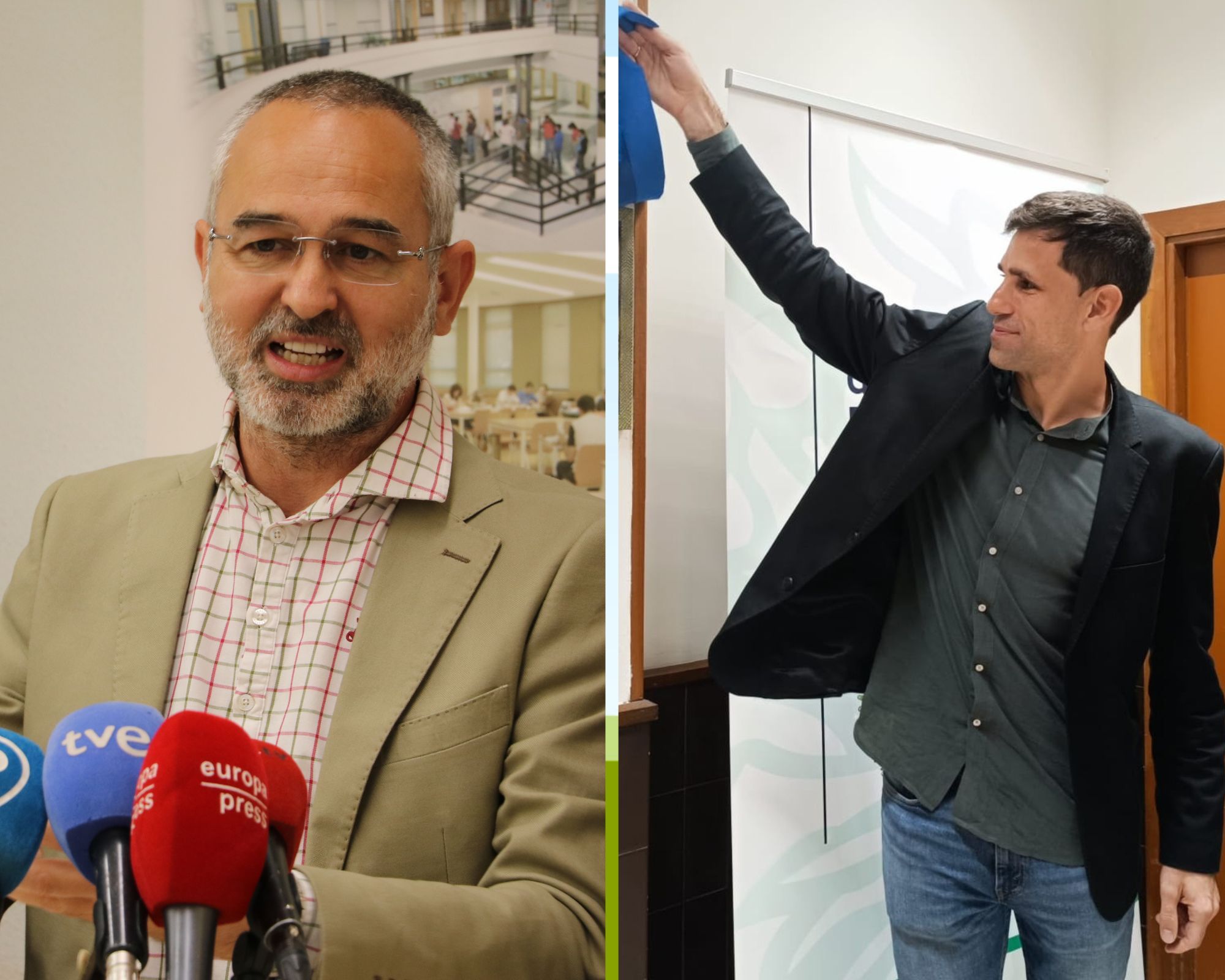 Sergio Boixo y César de la Fuente. | L.N.C.