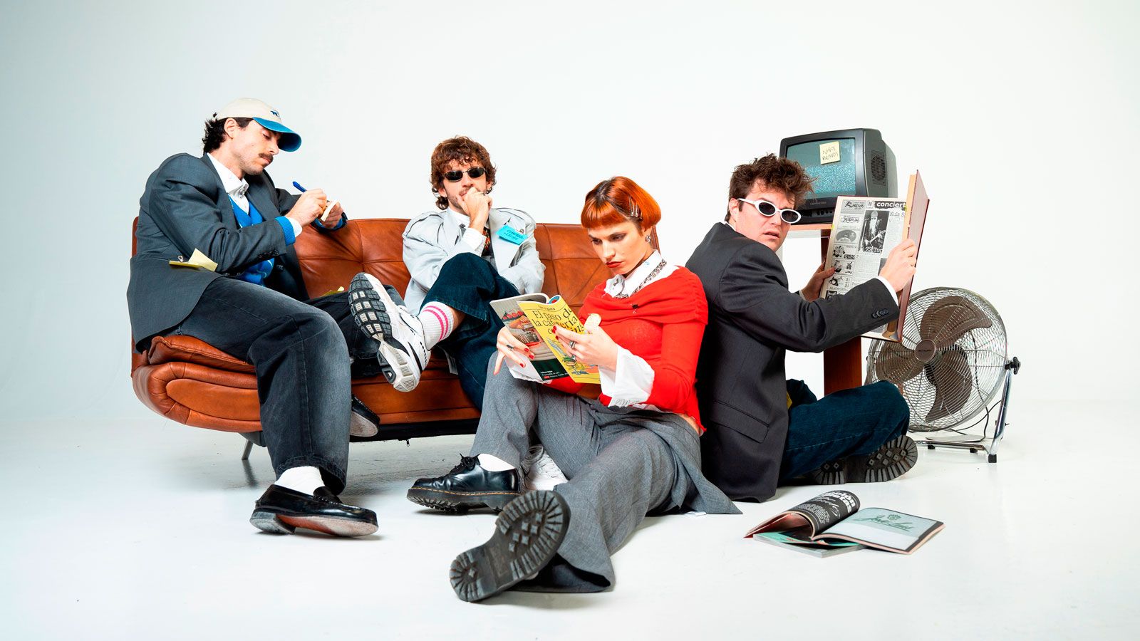 Los integrantes de la banda Niños Bravos llegan este sábado a León.