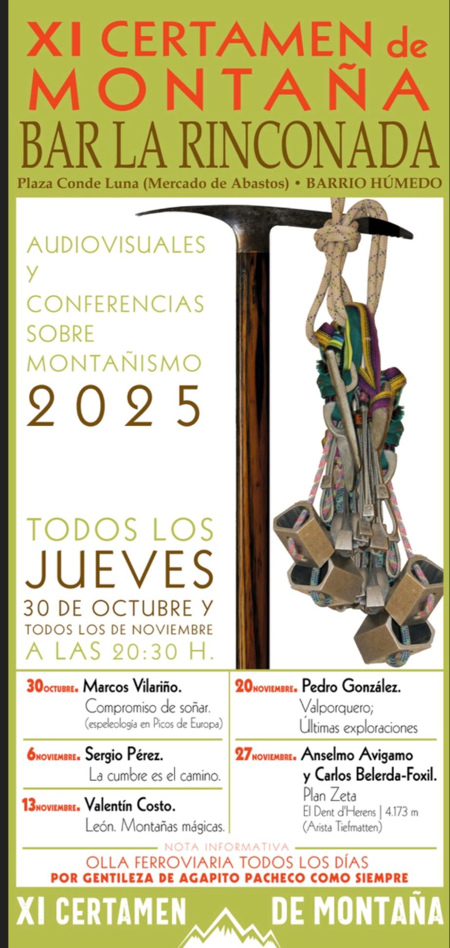 Cartel del XI Cetamen de la Montaña en La Rinconada. LNC