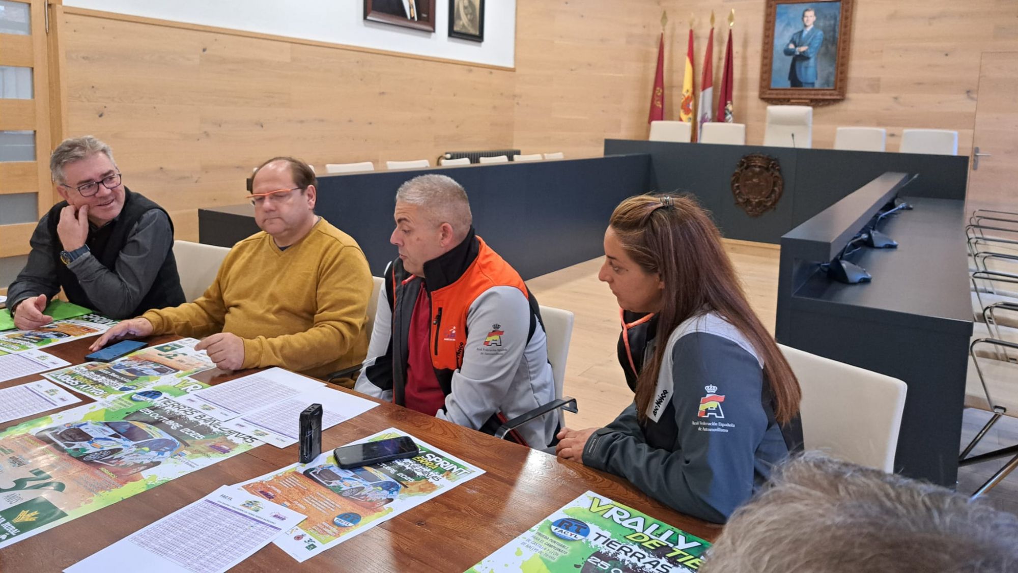 Juan Carlos Prieto, Javier Carrera, Andrés Martínez y Raquel Quiñones durante la presentación. | L.N.C.