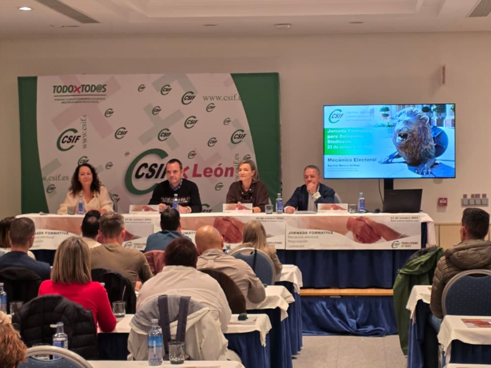 Acto reivindicativo del Csif para denunciar el boicot estatal | L.N.C.