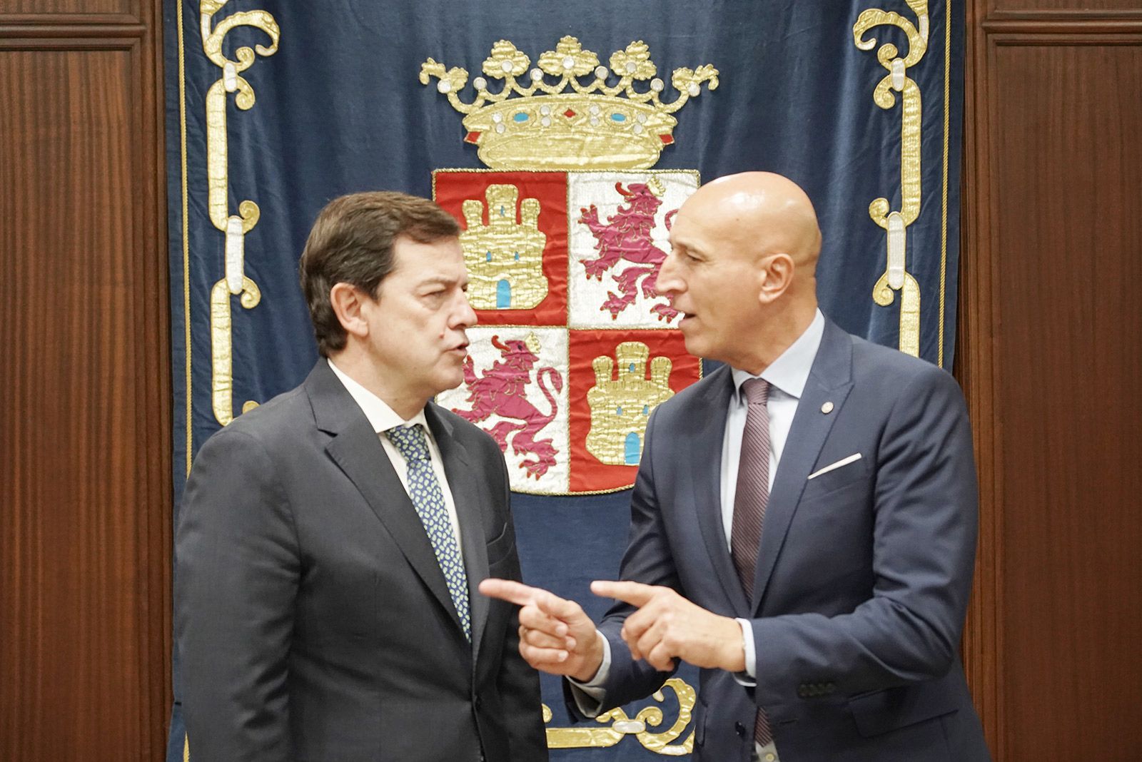 Alfonso Fernández Mañueco y José Antonio Diez. | ICAL