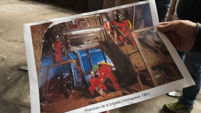 Momentos de la jornada de inauguración de la cueva de entrenamiento de la brigada de salvamento minera de la HVL.(3) Momentos de la jornada de inauguración de la cueva de entrenamiento de la brigada de salvamento minera de la HVL.(3)