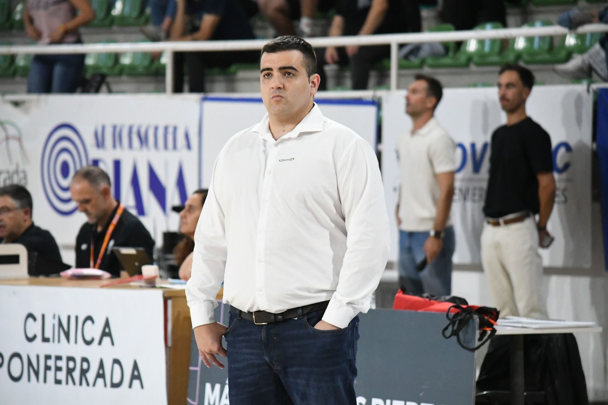 Oriol durante el partido ante Cáceres. CPSDP