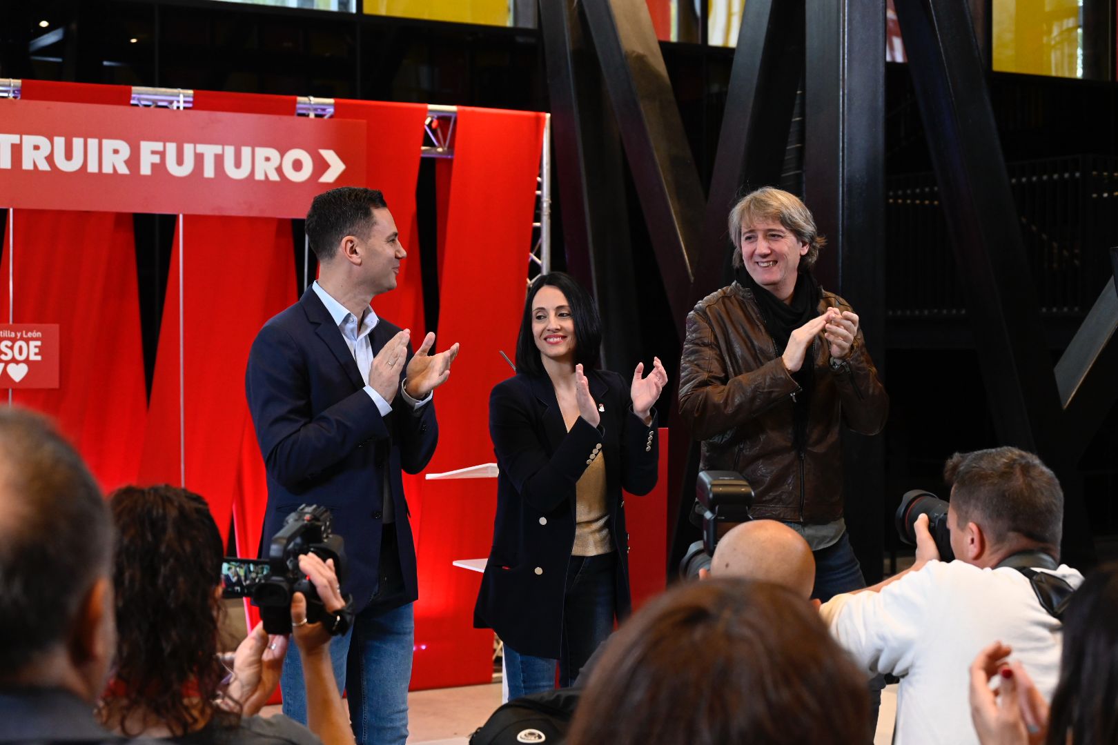 Un instante de la inauguración de las jornadas del PSOE en León. | SAÚL ARÉN