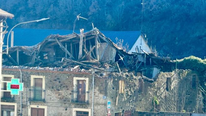 En la imagen, estado del edificio antes de su derribo. LNC