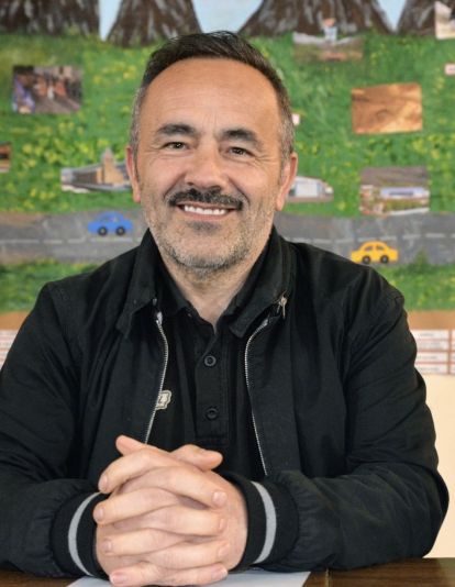 El alcalde de Sabero, Juan Carlos Álvarez.