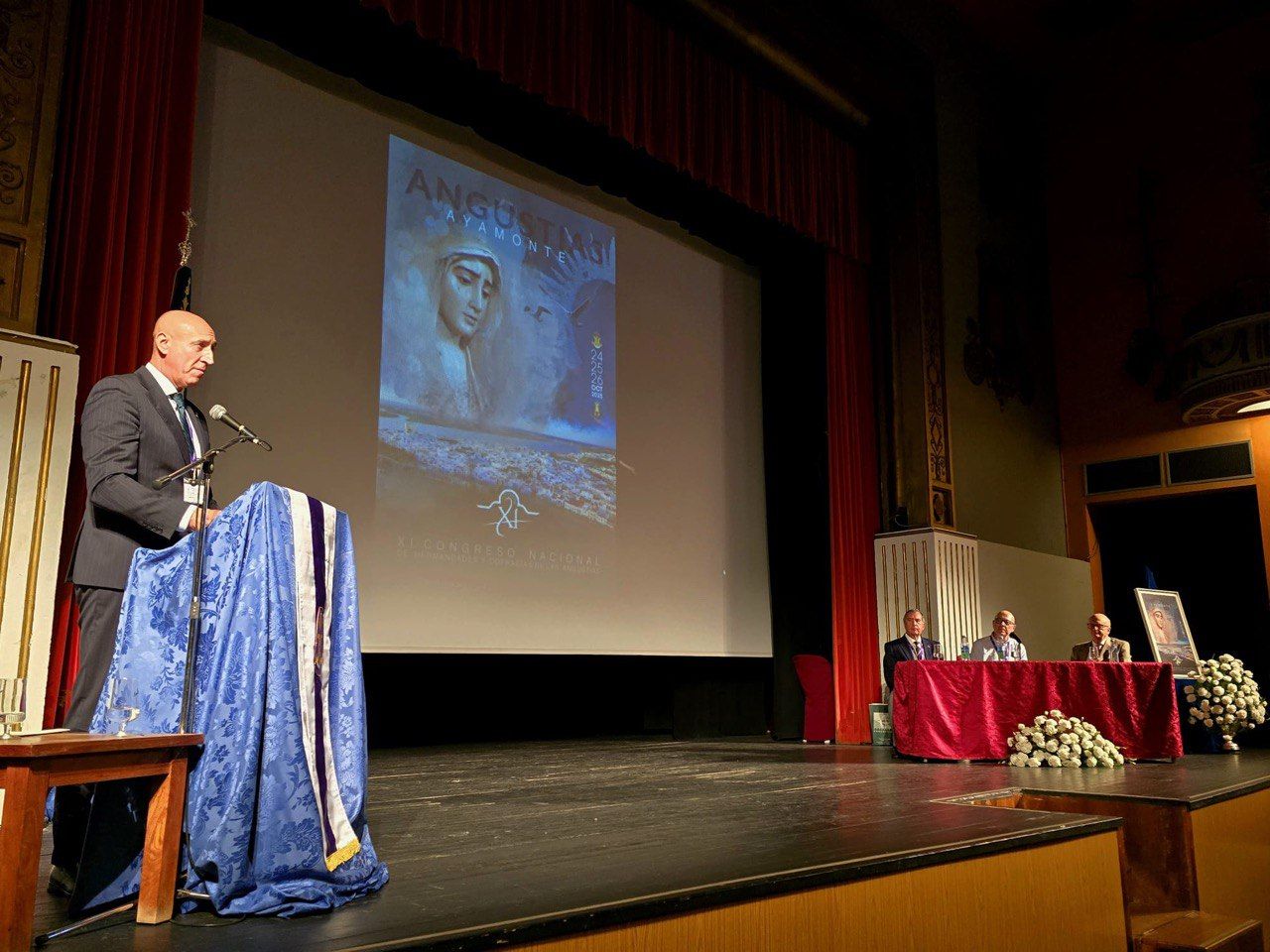 José Antonio Diez durante el acto en Ayamonte en el que León ha sido elegida como sede del congreso. | L.N.C.