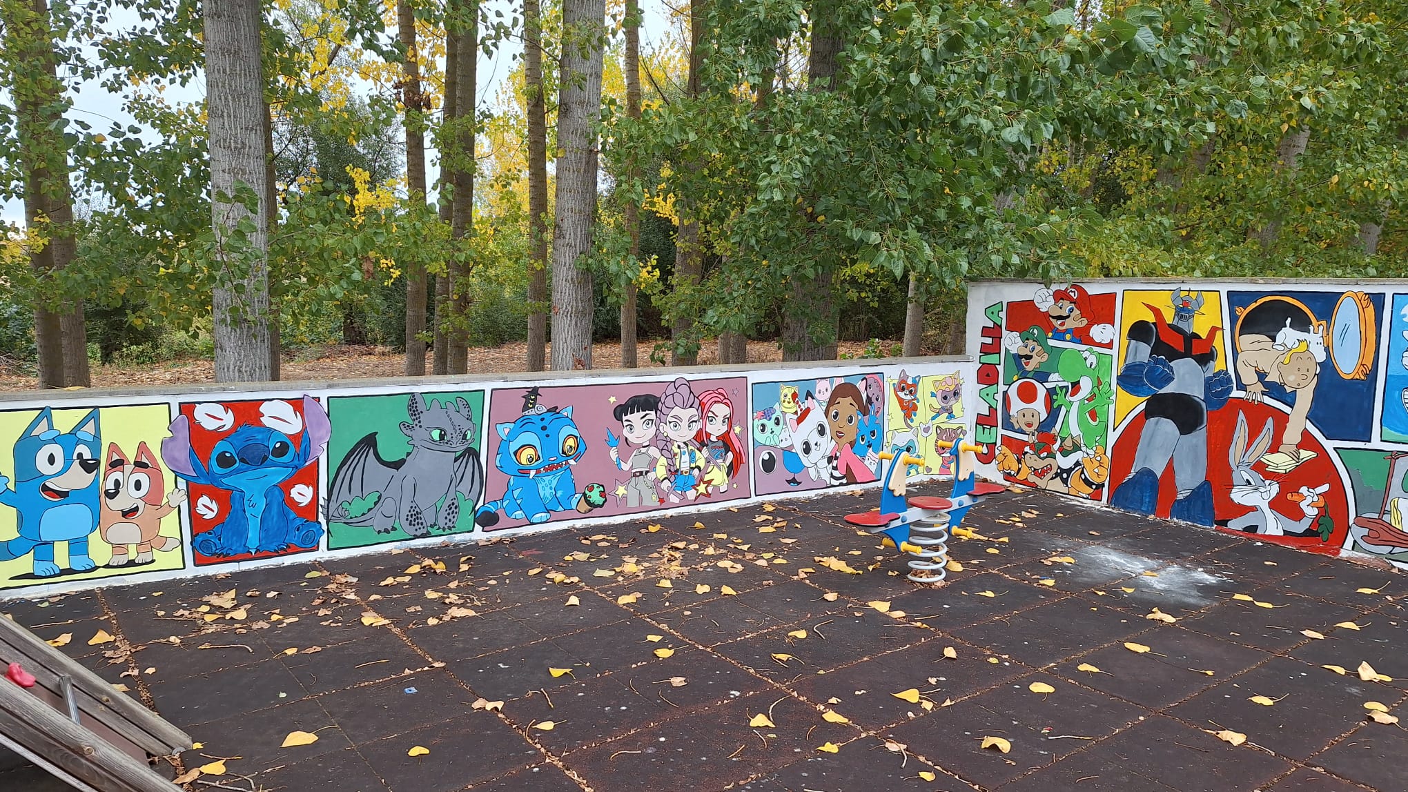 Celadilla del Páramo presume de parque 'animado'. | L.N.C.