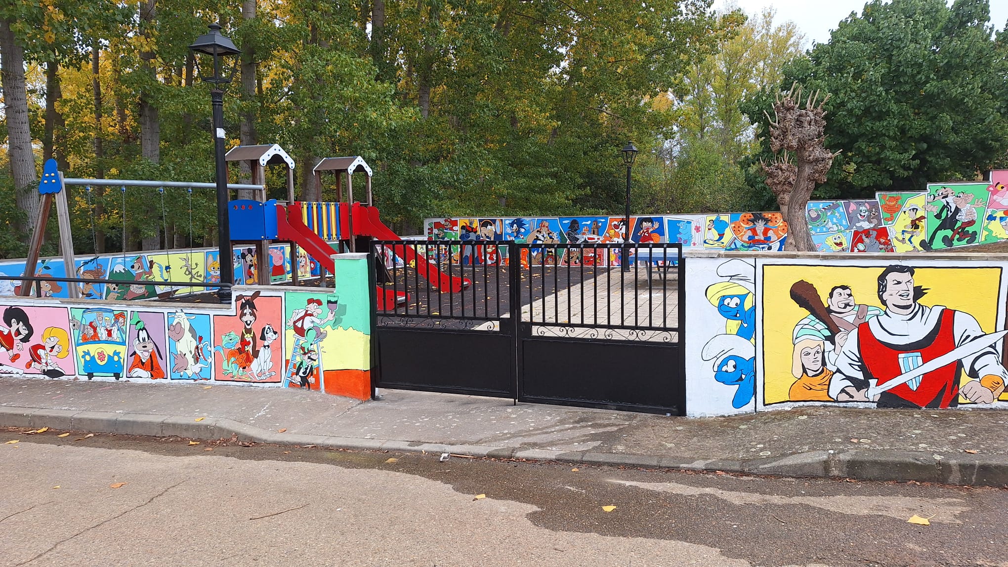 Celadilla del Páramo presume de parque 'animado'. | L.N.C.