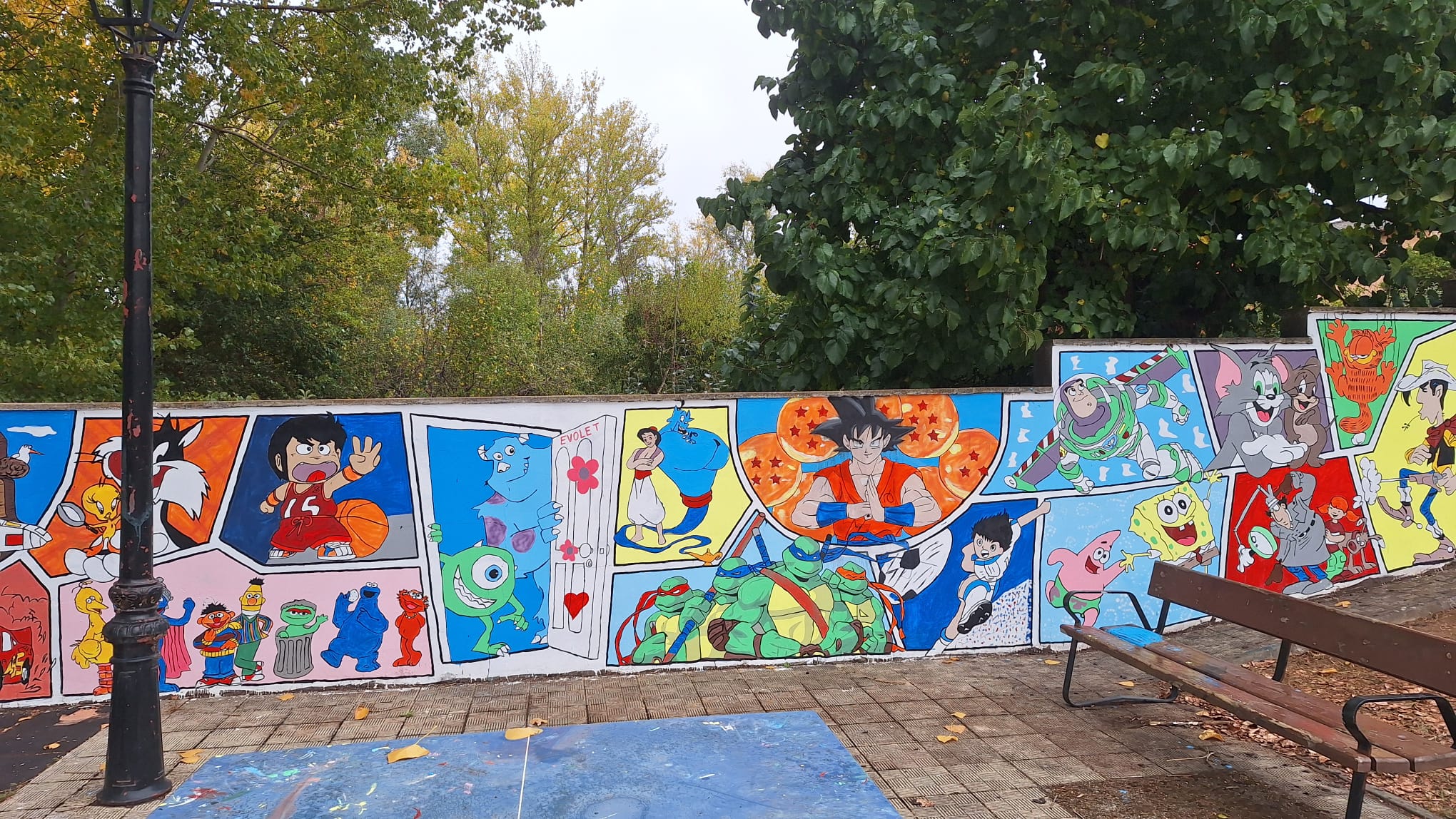 Celadilla del Páramo presume de parque 'animado'. | L.N.C.