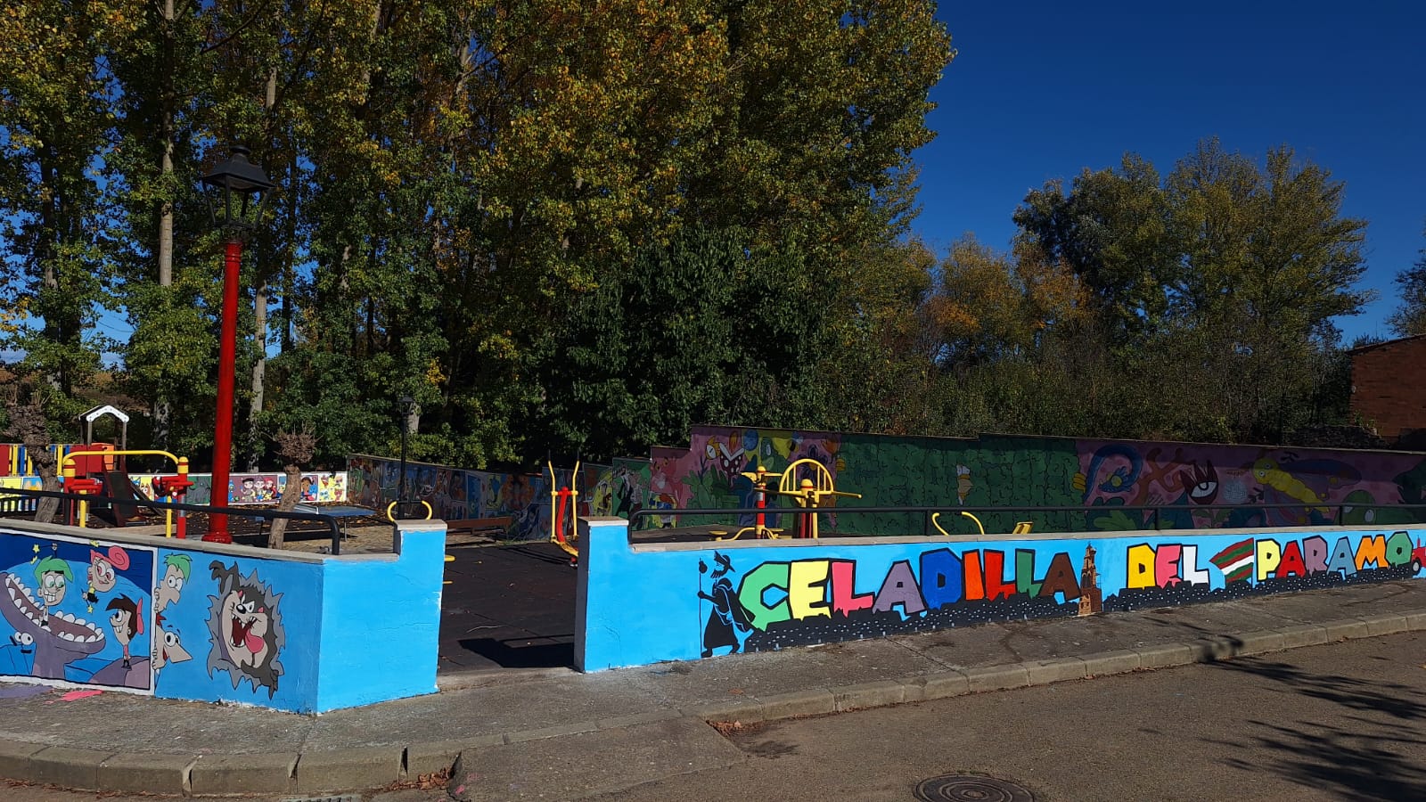 Celadilla del Páramo presume de parque 'animado'. | L.N.C.