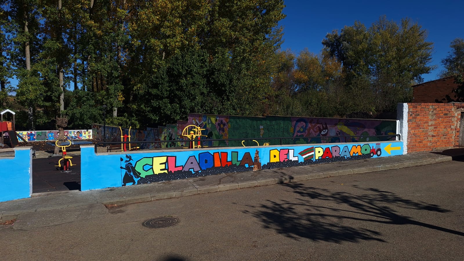 Celadilla del Páramo presume de parque 'animado'. | L.N.C.